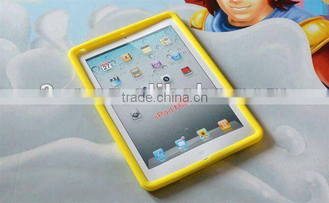 colorful silicon beauty case for ipad mini ,wholesale price