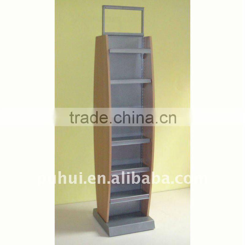 4 sides spinning wooden display stand