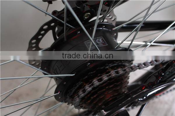 2014 new models with SGS Certification with 250w 36v 10ah mountain electric bicycle for Europe market