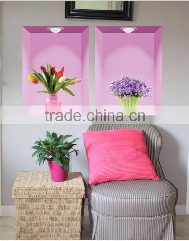 Wholesale Flower wall stick interior decoration materials