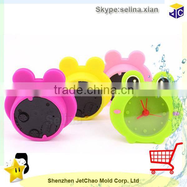 Silicone material shape alarm clock for kids