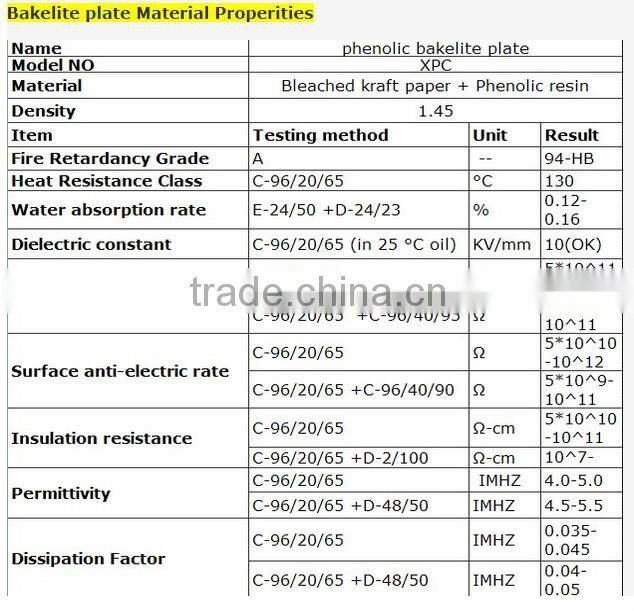 bakelite board for insulation part for CNC Precision cutting of electricity power facility
