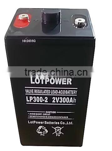 Best Trade Assurance small 2 volt 300ah solar panel battery