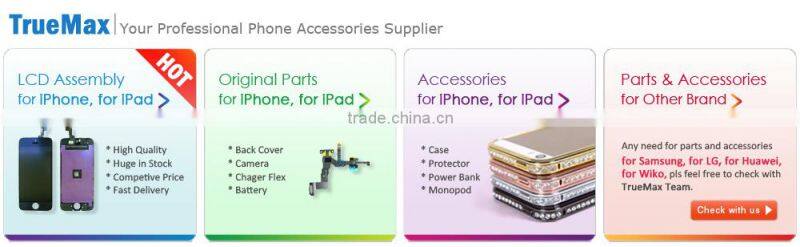 Repair parts for HTC ONE M7 lcd screen with digitizer