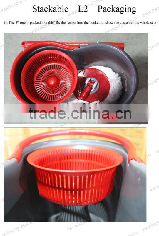 Hand Press Spin Mop Spin Go Mop Made in China