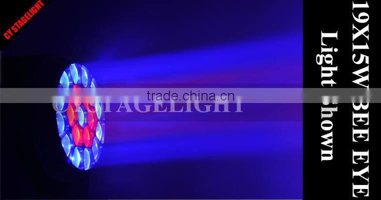 19*15W Bee Eye LED Moving Head Light with Zoom, B-eye moving head,19X15W B - EYE