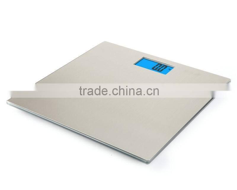 Digital body weighing scale stainless steel 180kg, electronic stainless steel body weighing scale