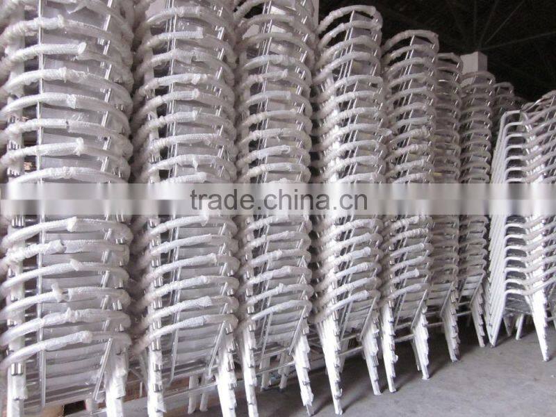 Used long dining table leg aluminum mental table base F3H2A