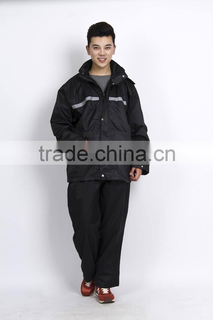 Anhui factory Water-Proof police Raincoat Suit for Man safety police rainsuit