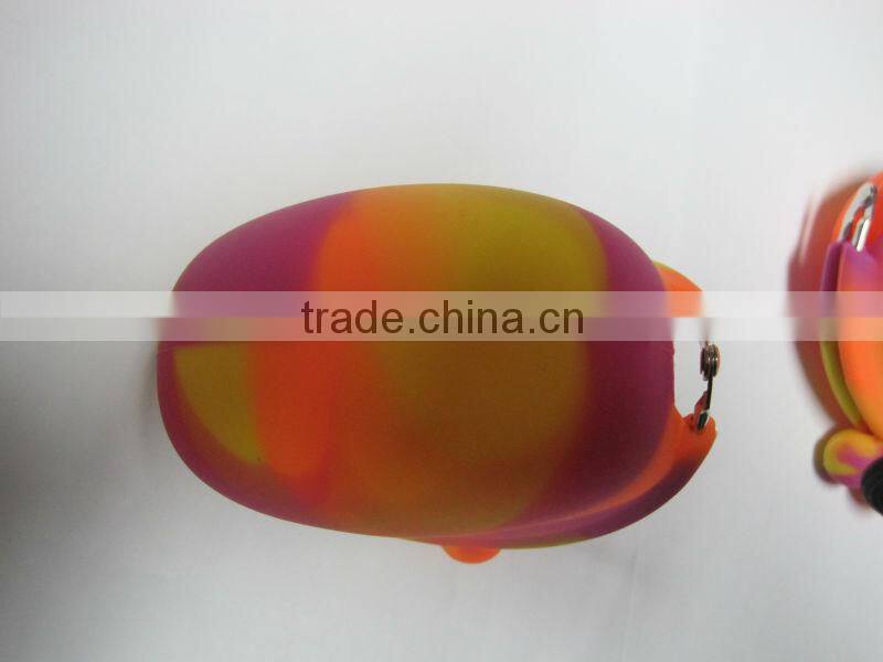 silicone mix color wallets