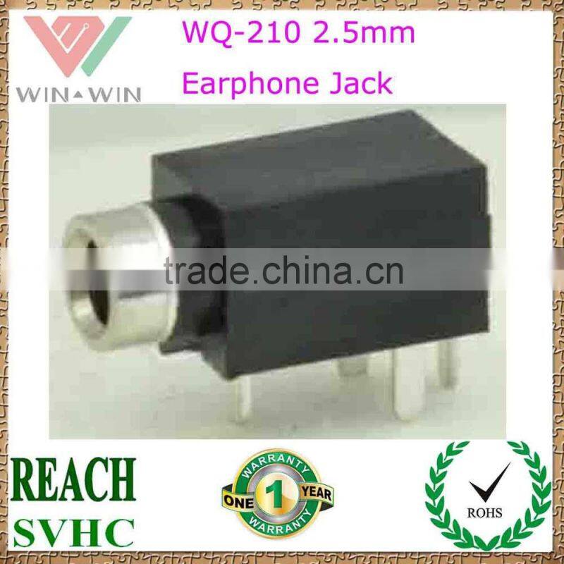 WQ-207 2.5mm DIP earphone jack