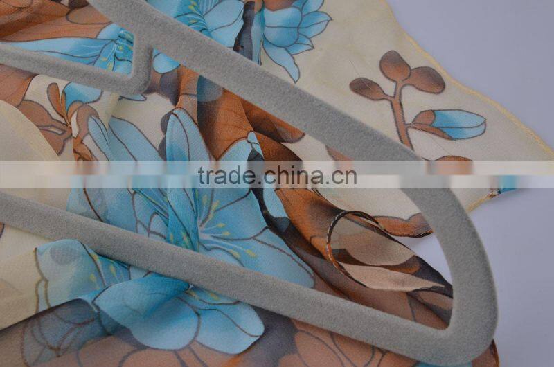 LEC-F5030 cheap flocked pants hanger