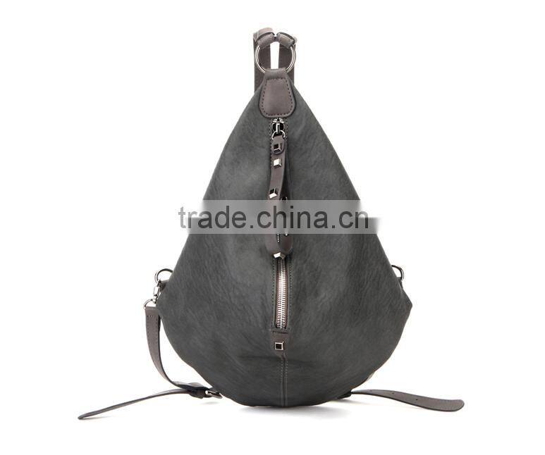 High quality fashionable girls leather backpack bags GW608