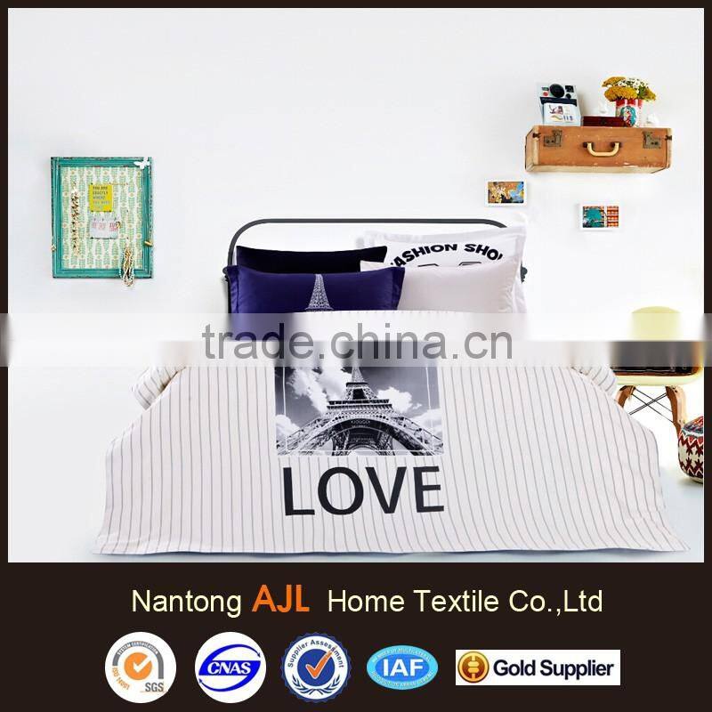 100% cotton screen printing fashion designs quilting comforter sets