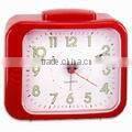 Plastic old fashion table square bell alarm clock