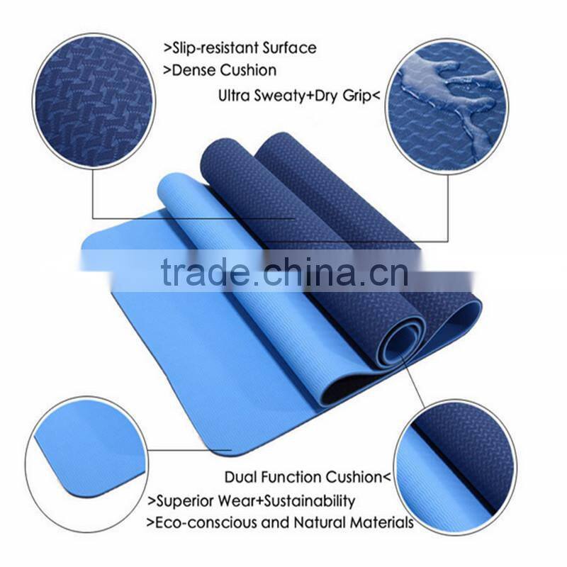 eco friendly fitness tpe yoga mat