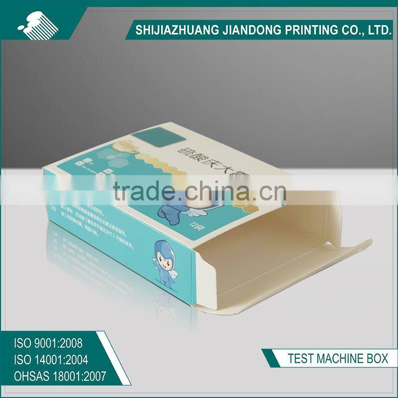 Printed paper pill box for tablet