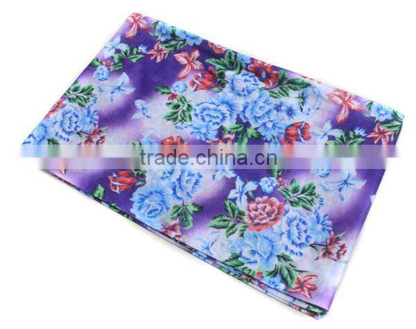 2015 flower printed T shirt jersey circle China scarf