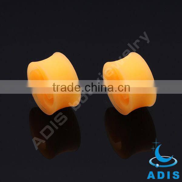 Unique double flare silicone ear tunnels manufacturer