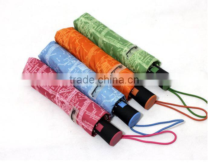 Best price auto plastic umbrellas 3 fold