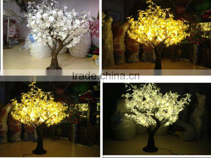 Led Maple Leaf Christmas Tree Light With Led Lights