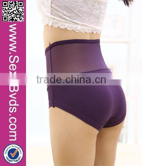 2015 New Hot Sale Breathable High Waist Women Panties Purple