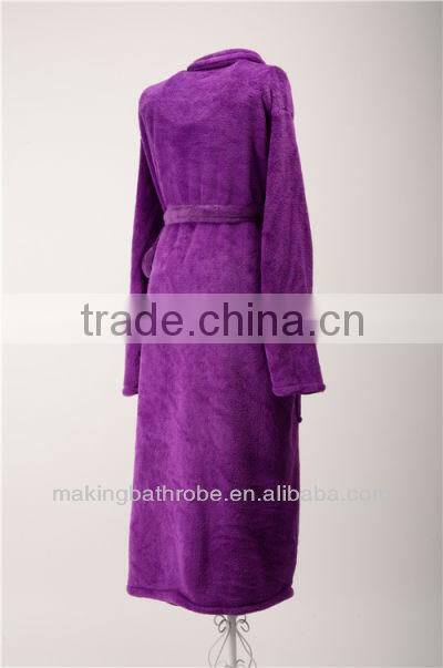 Wholesale 100% coral fleece bathrobe