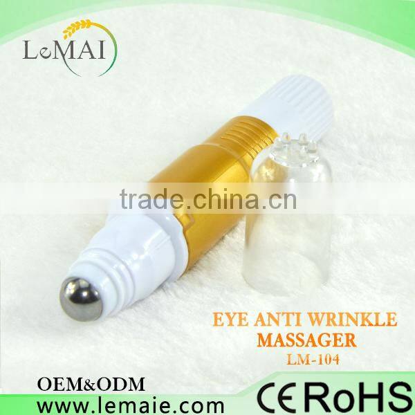 HOT!!! korean skin care products mini anion eye massager Portable vibration eye pen