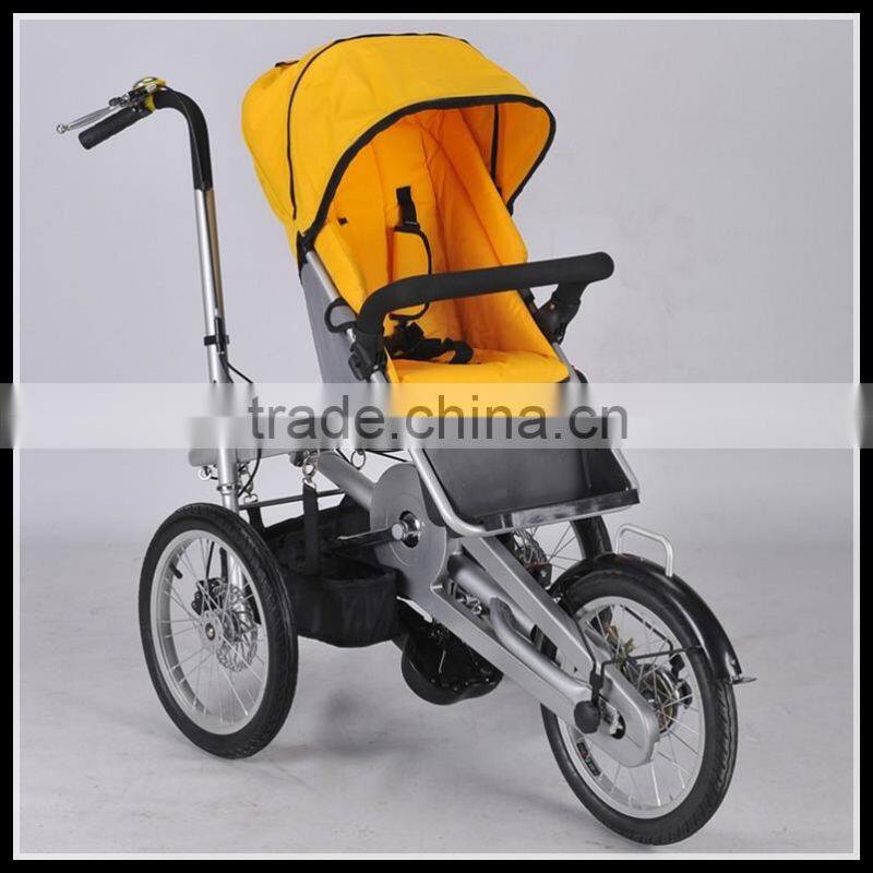 2016 New Design factory wholesale foldable Baby stroller/ Mult functional aluminium frame elegant baby stroller