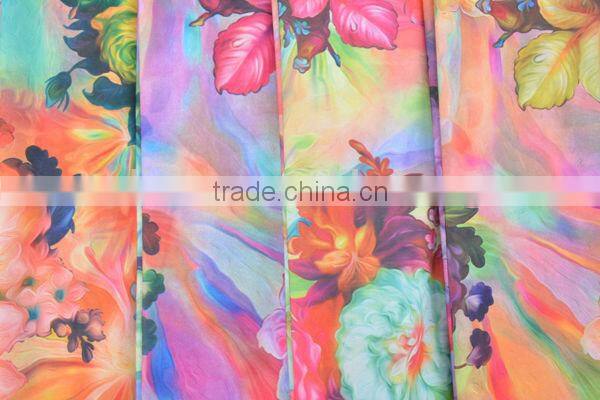 Vortex spinning viscose digital printed jersey fabric