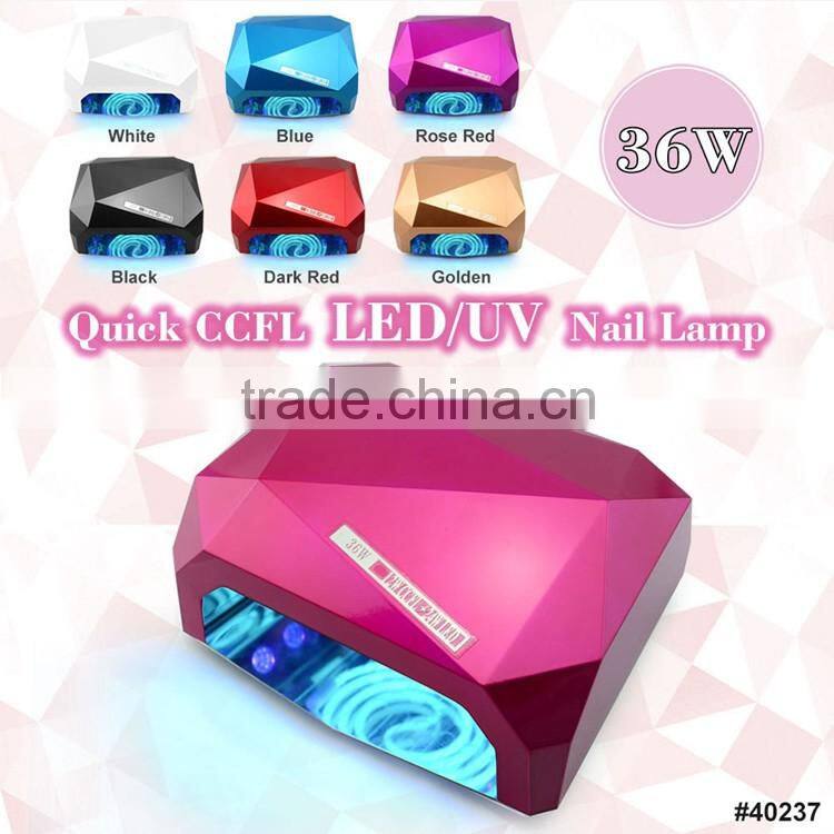 2015 new product professional uv nail lamp, 36 W uv gel nail curing lamp light dryer