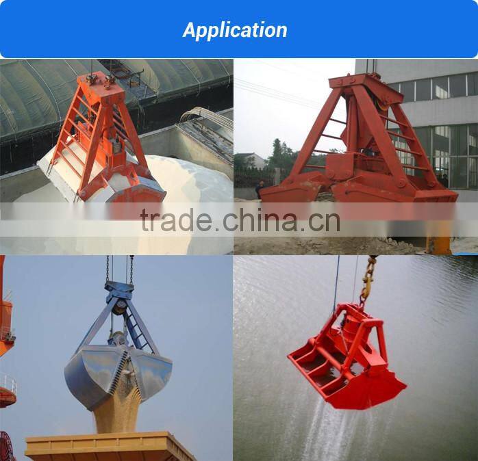 stainless steel elevator clamshell bucket for cranes
