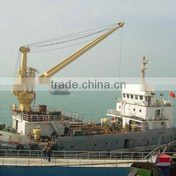 Hydraulic deck crane