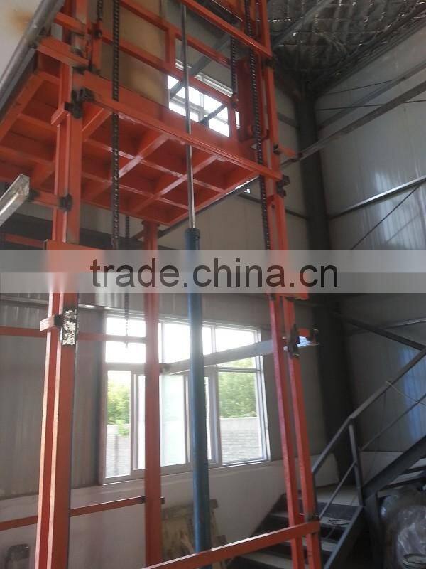 1 ton warehouse hydraulic cargo lift platform