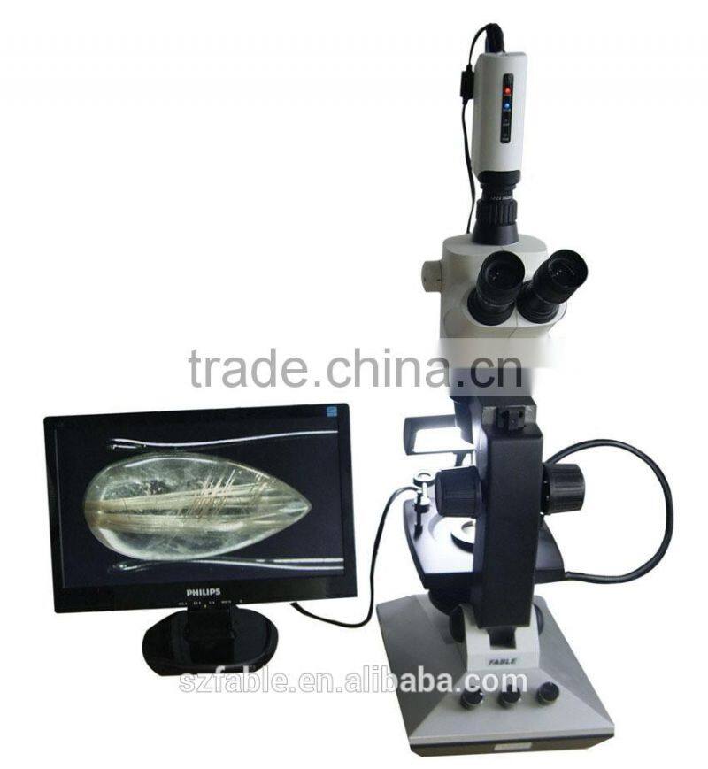 Fable LED illumination stereo zoom Gem microscope