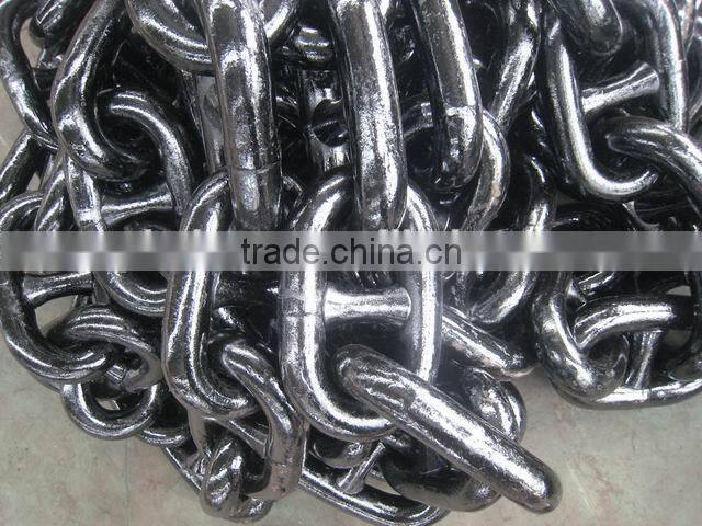 black painted marine anchor chain with CCS certificate