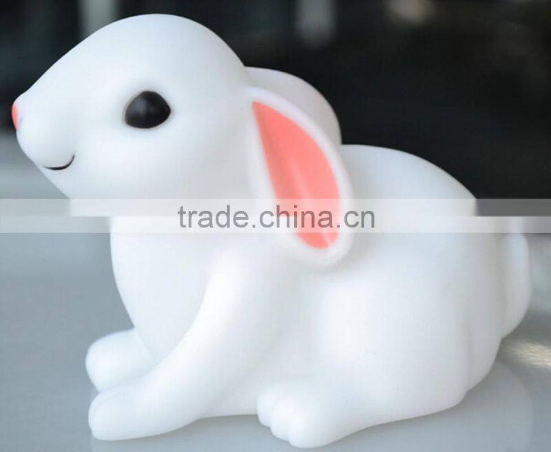 Plastic animated christmas rabbit lights