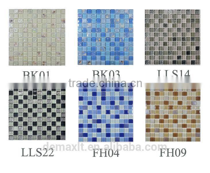 Interior Design Clear Professional Glass Mosaic