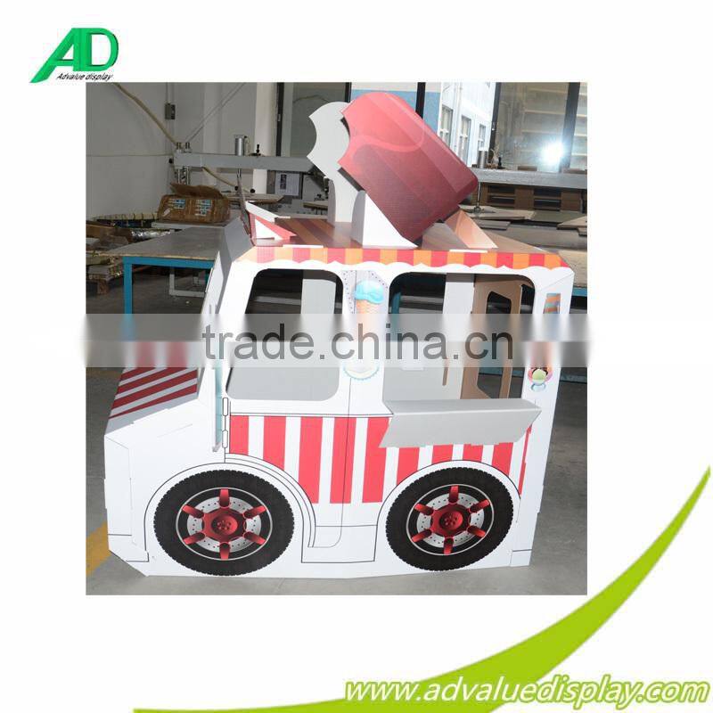kids playhouse furniture ec-friendly paper cardboard material children toy car