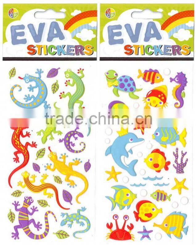 3D EVA sticker for kids