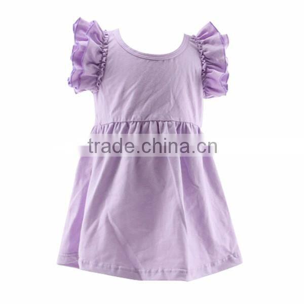 2016 kaiyo pearl dress boutique blank ruffle dress cute tunic OEM service baptism dress for children