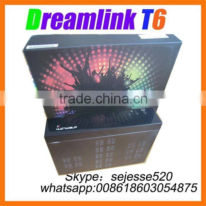 New arrival Dreamlink T6 Turbo 8psk+IPTV for north america in stock
