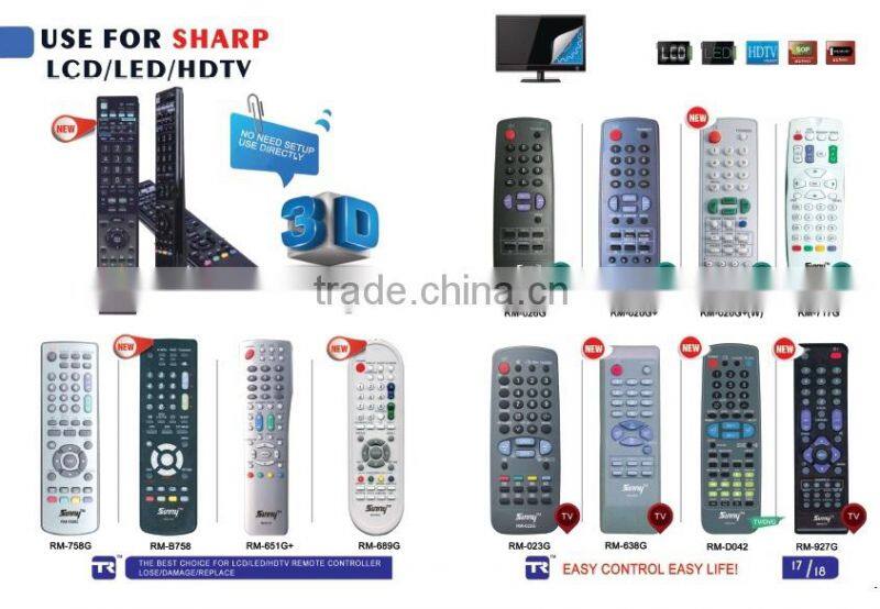 2014 NEW RM-D1078 3D lcd tv universal remote control for SAMSUNG
