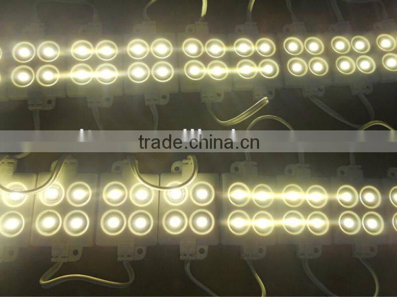COOL WHITE 5050 SMD injection type LED module,4pcs 5050 led,DC12V input