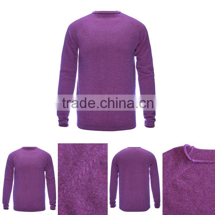 casual cashmere knitting collar sweater