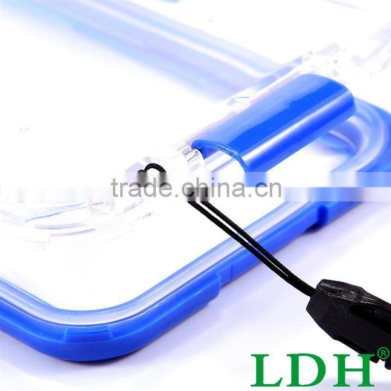 For Samsung Galaxy S6 Edge Plus/ Note 5 Waterproof Diving Swimming Crystal Front Back Full Pouch Case PC+TPU Phone Cover Note 5