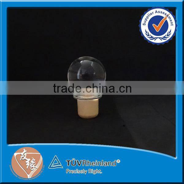 wholesale clear glass bottle stoppers