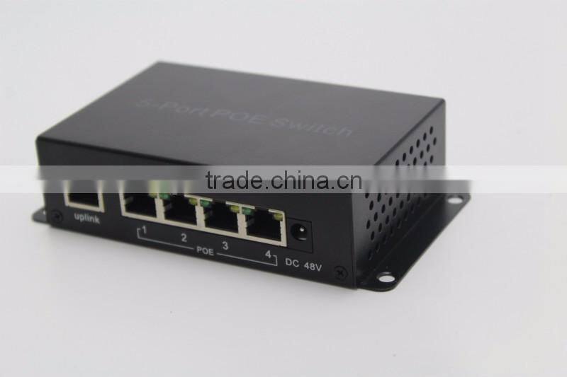 5 port VLAN POE switch with 4 poe for dahua hik CCTV security IP camera POE