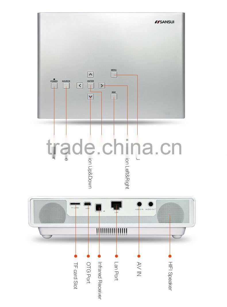 Popular colorful cheap mini projector/3d mapping projector