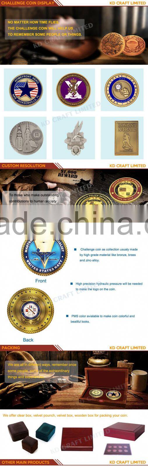 Hotsale custom usa navy challenge coin